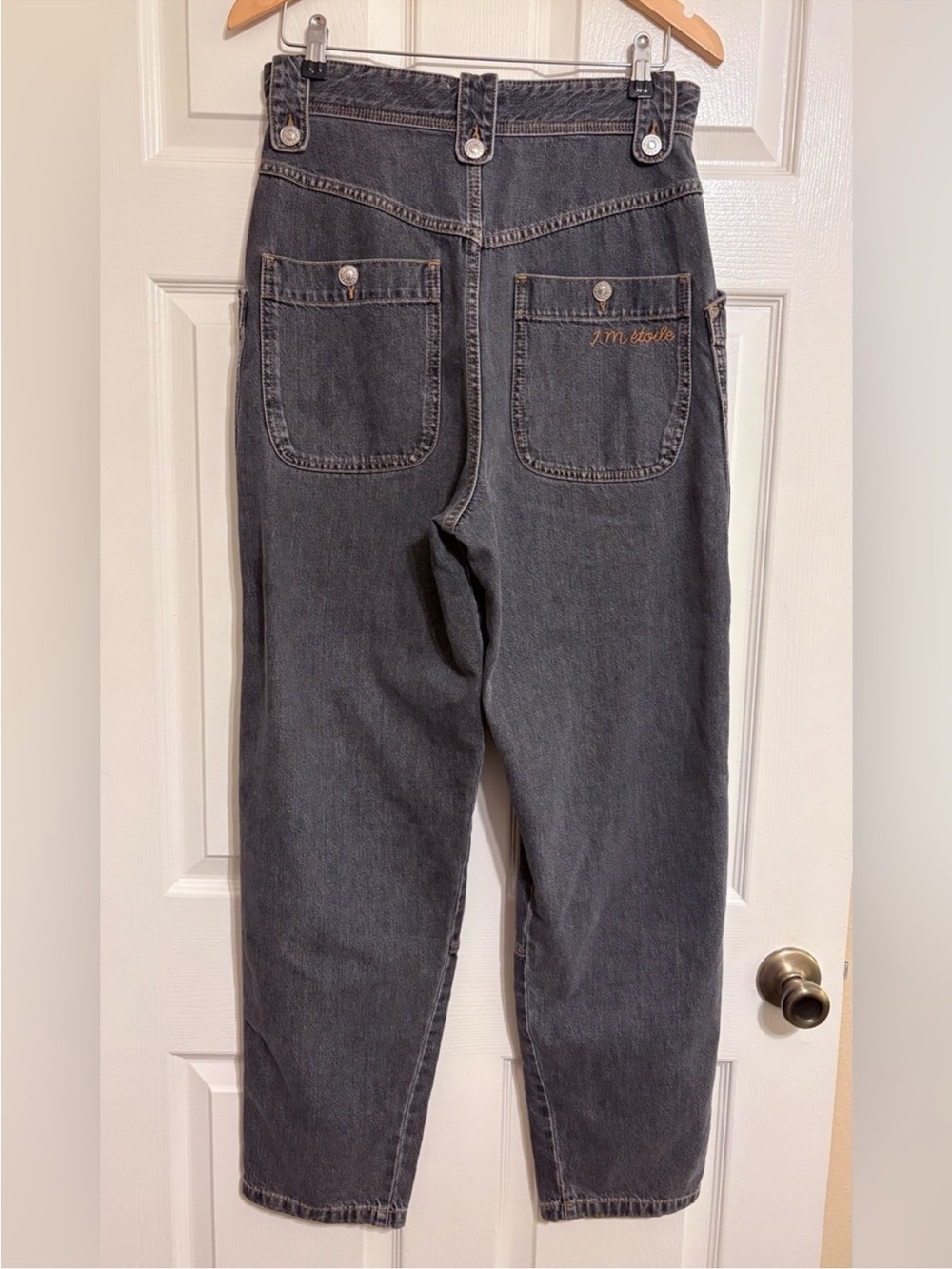 Isabel Marant Etoile Grey Neko Jeans - Picture 7 of 10